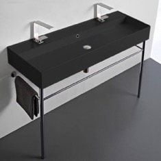 Double Trough Console Sink, 48 inch